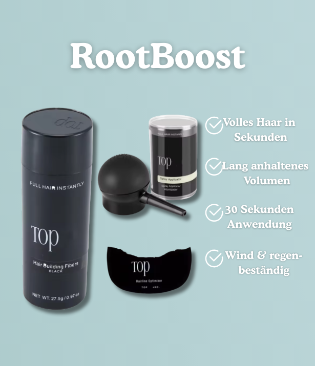 Rootboost - Stärkt optisch Haaransatz & Haarlinie